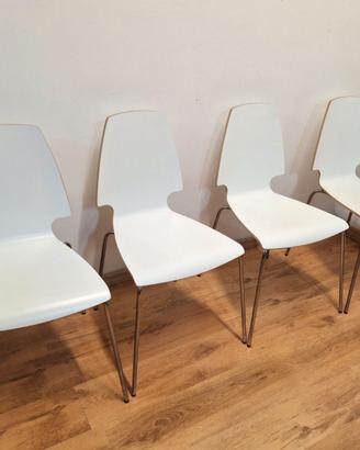Set 4 Sedie IKEA VILMAR fine anni '90 - Design