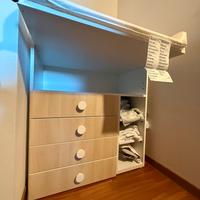 Fasciatoio con materasso ikea