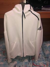 Tuta Adidas ZNE hoodie + pantalone bianco M