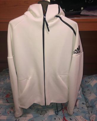 Tuta Adidas ZNE hoodie + pantalone bianco M