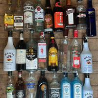 25 bottiglie e luci led