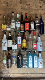 25 bottiglie e luci led