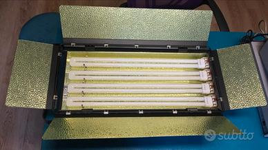 Luce fotografica 5500K tubolari neon (4x55w) kino