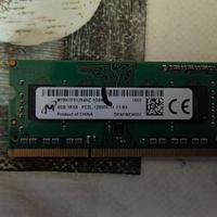 DDR3 So-dimm da 4GB Micron velocità 12800 (1600) p
