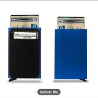 Porta Carte di Credito Schermato RFID Tascabile