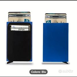 Porta Carte di Credito Schermato RFID Tascabile
