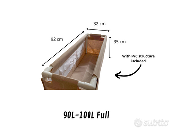 vas in tessuto-letto da semina/orto fioriera