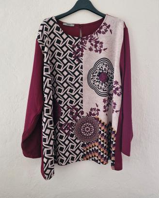 Blusa Elegante Facit Over size