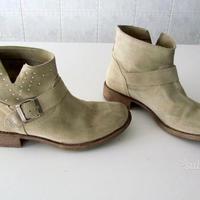 Stivaletti in pelle beige Pittarello misura 37