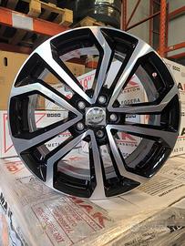 cerchi in lega per VW Golf da 18 nero diamantato