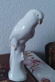 pappagallino in ceramica antico