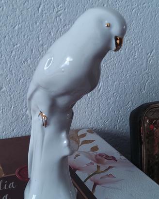 pappagallino in ceramica antico