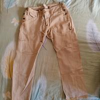 pantaloni misto lino dsquared tg XL 52 