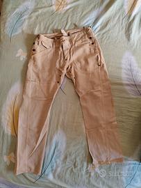pantaloni misto lino dsquared tg XL 52 