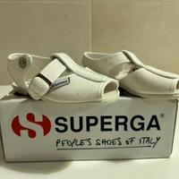 Sandali bianchi superga numero 24