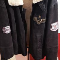 Bomber Airflight Montgomery vera pelle scamosciata