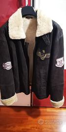 Bomber Airflight Montgomery vera pelle scamosciata