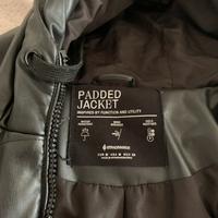 piumino nero ecopelle,donna , taglia M