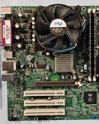 Scheda madre con CPU Pentium 4 3.0 Ghz + 2 GB RAM
