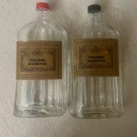 5 vecchie bottiglie erboristeria farmacia storica