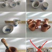 Oggetti in miniatura per presepe 