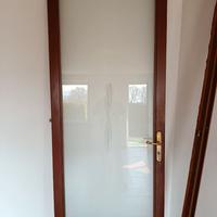 Porta ingresso con vetro nuovo