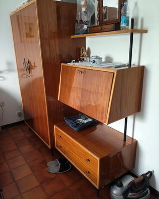 Armadio libreria vintage anni 60