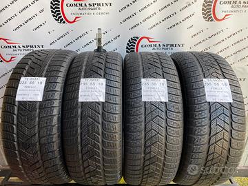 4 PNEUMATICI 235/55 R18 PIRELLI INVERNALI