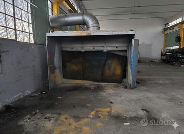 Cabina di verniciatura a secco 