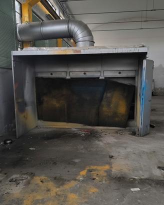Cabina di verniciatura a secco 