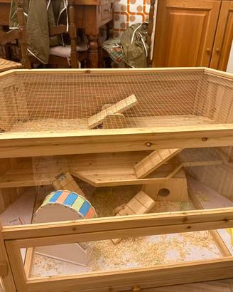 Gabbia per criceti grande - 117x61x60 cm