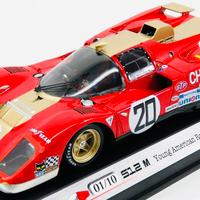 FERRARI 512M 1:18-R.A.R.E MODELS-24h DAYTONA 1971