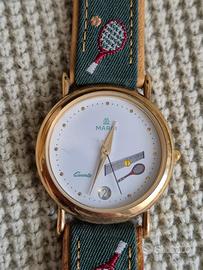 Orologio Margi Quartz Vintage "Tennis Theme" (NOS)