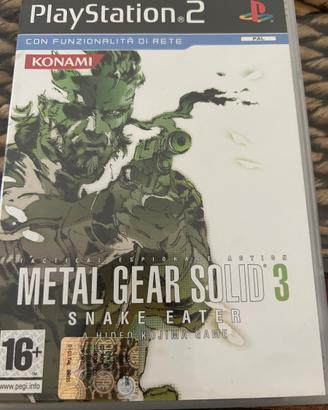 Metal gear 3 ps2