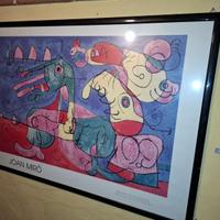 Stampa incorniciata di quadro di Joan Mirò
