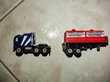 micro machines semi truck cargo container galoob
