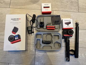 Insta360 One R Ultimate Kit + Accessori