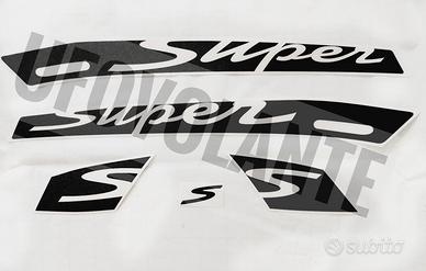 Kit Scritte Super Vespa Gts Targhette Adesivi