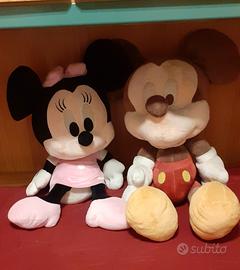 peluche minnie e topolino giganti