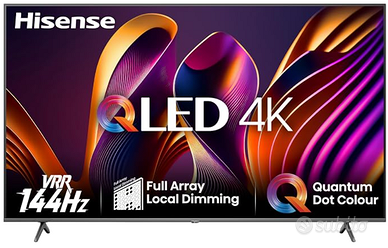 Hisense TV 65" QLED 4K 144Hz PRO subwoofer interno