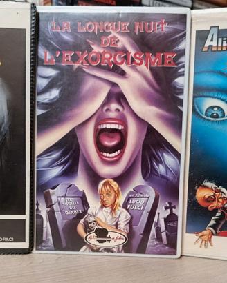 Lotto VHS horror francesi Fulci +Alice Sweet Alice