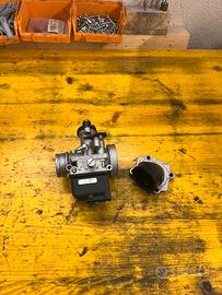 carburatore 28 + colettore polini