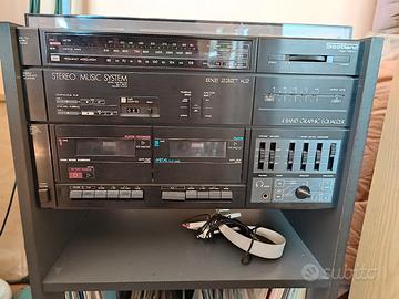 giradischi cassette radio