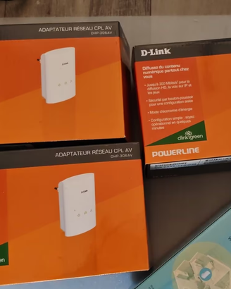 1 extender tp-link Import e TRE Powerline d-link