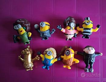 Lotto 8 personaggi Minions McDonald's Happy Meal