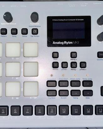 analog rytm mk2 + analog four mk1 + overhub +altro