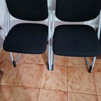 SEDIE A SBALZO COPPIA PER CASA E UFFICIO