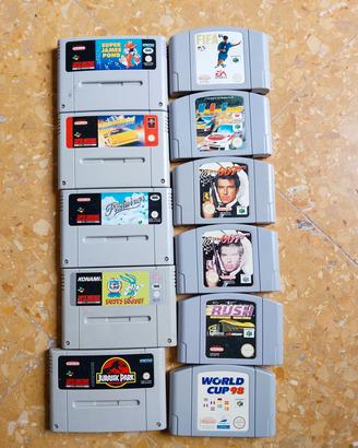 Super Nintendo (SNES) e Nintendo 64 (N64)