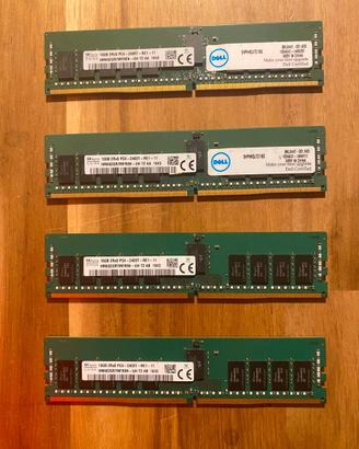 ram  Pc4   2400T-RE1-11      16gb  x   4