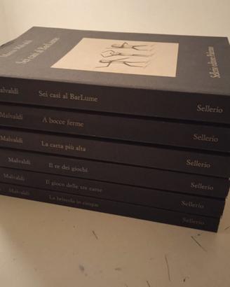 set 6 libri Marco Malvaldi - Barlume - sellerio